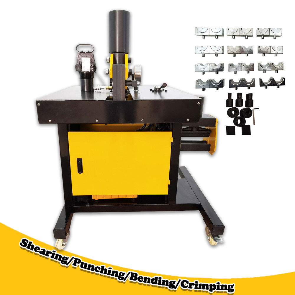 200 Type Electric Multi-Functional 4-in-1 Busbar Processing Machine 750W