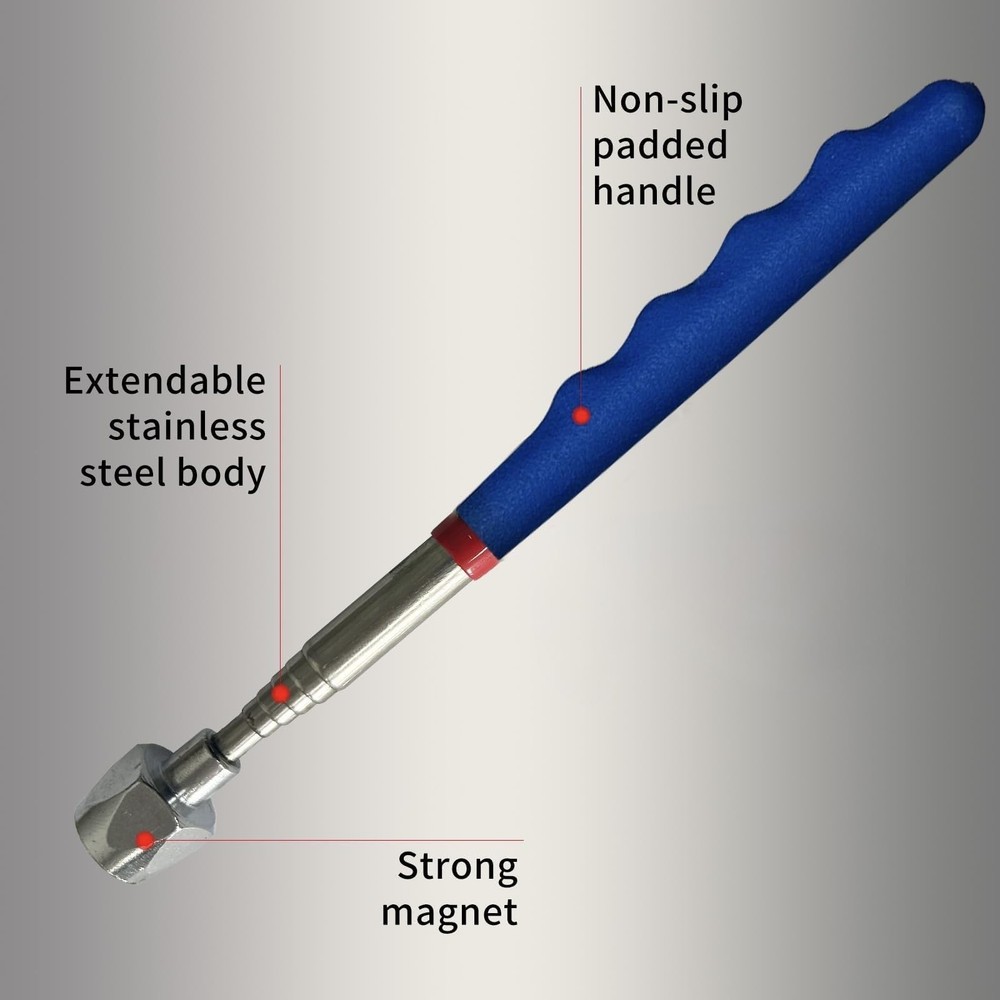 Telescoping Magnetic Pickup Tool, Stick Rod Extendable multi-tool Gift