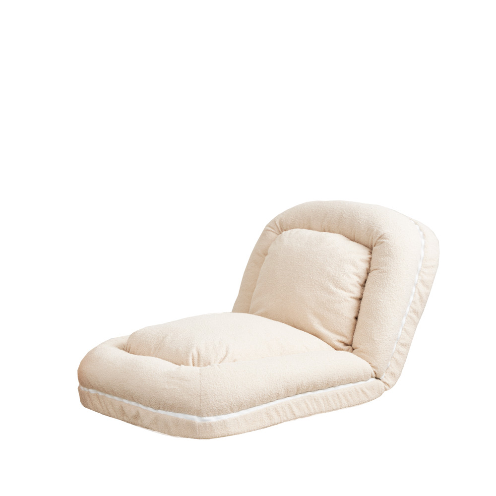 Triple Fold Down Sofa Bed Beige