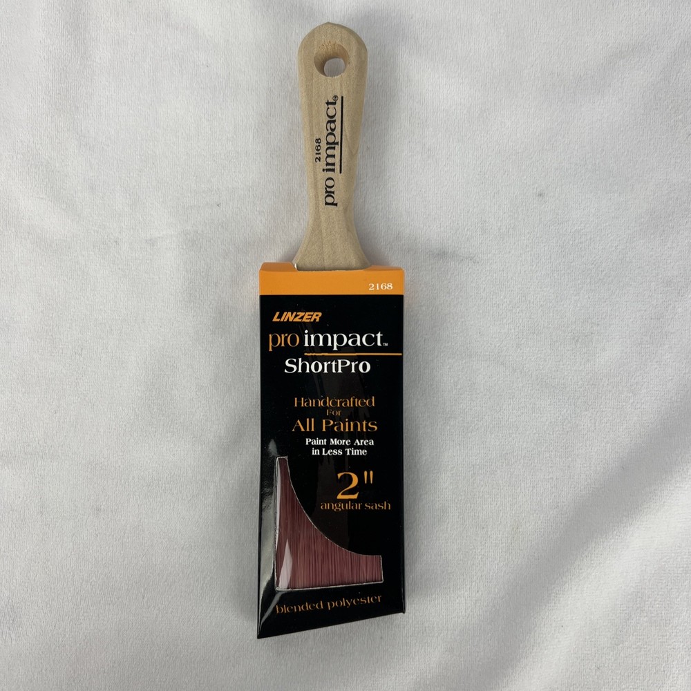 Linzer 2168 Polyester Angle Trim Paint Brush 2 in.