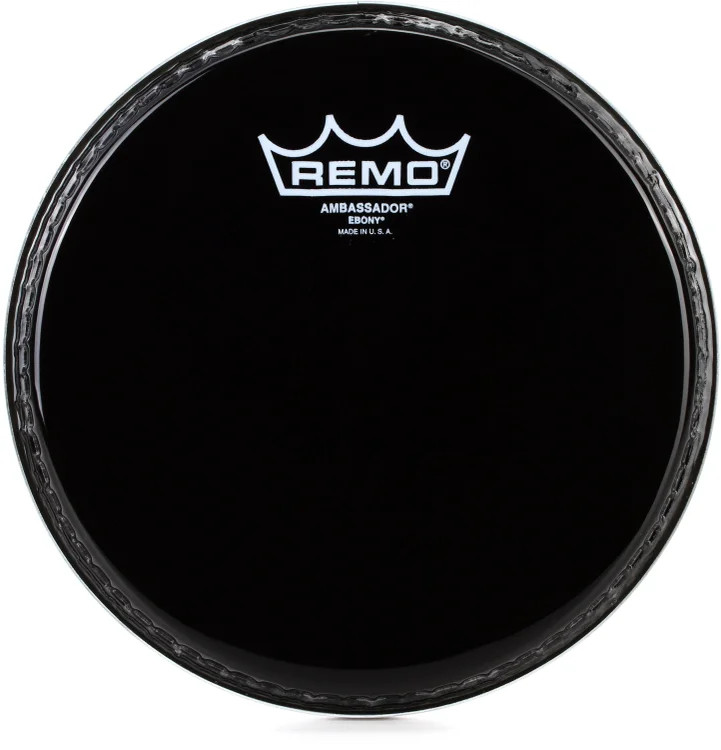 Remo Ebony Ambassador Drumhead - 8"