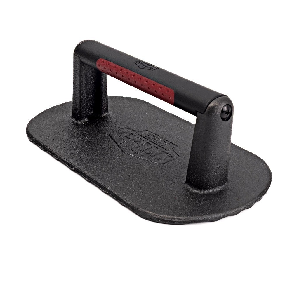 Heavy Duty Cast Iron Griddle Press Burger Bacon Weight Smasher
