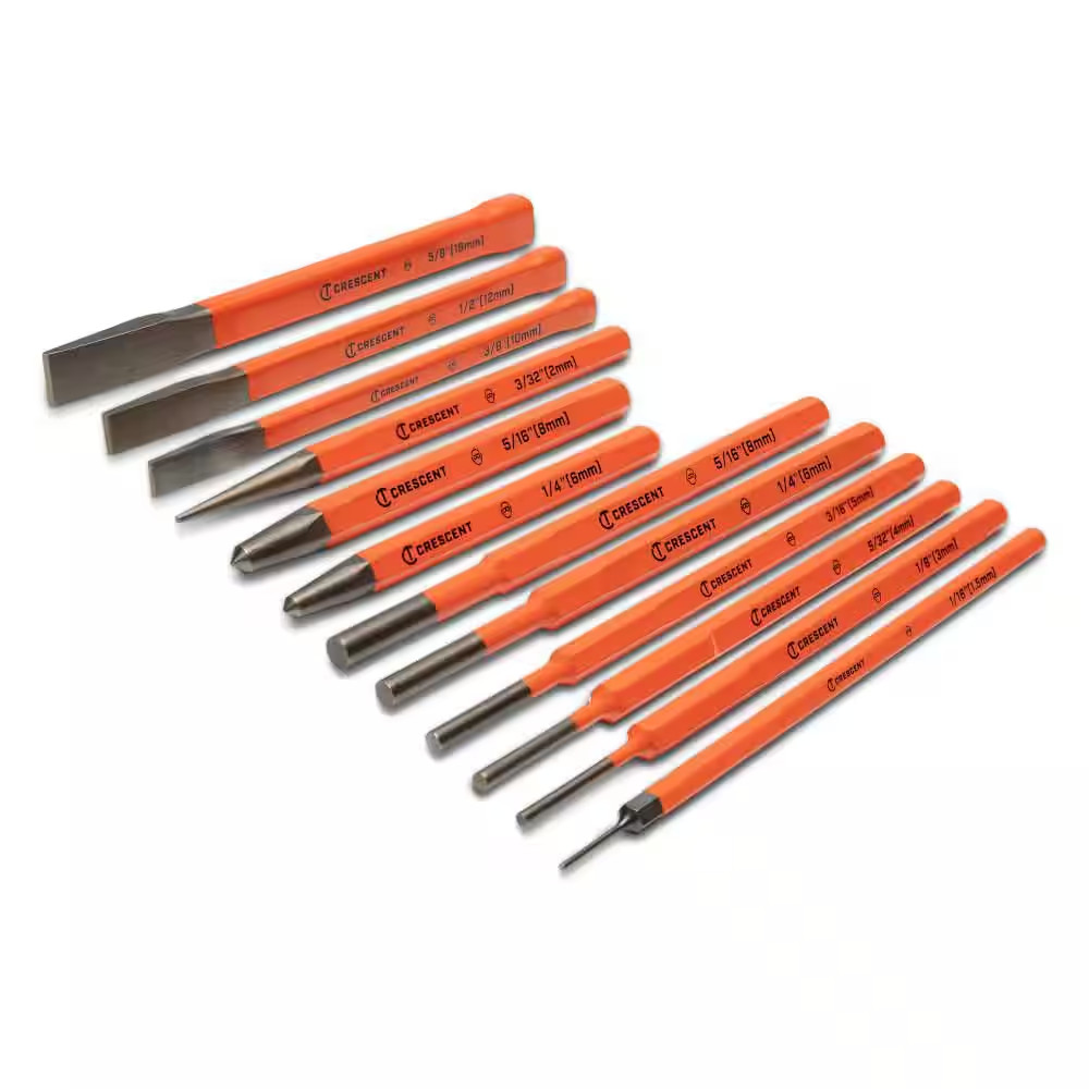 Punch and Chisel Set (12-Piece)