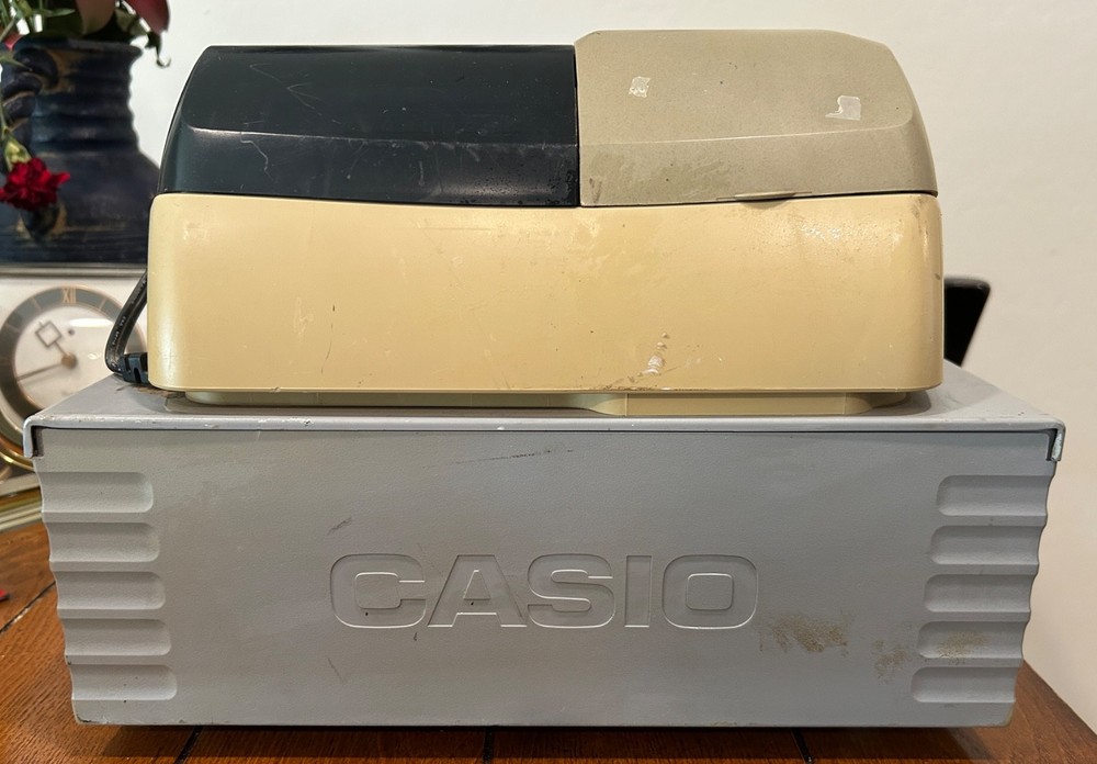 Casio PCR-265P Electronic Cash Register w/ Keys + Play Money, Error Code E94