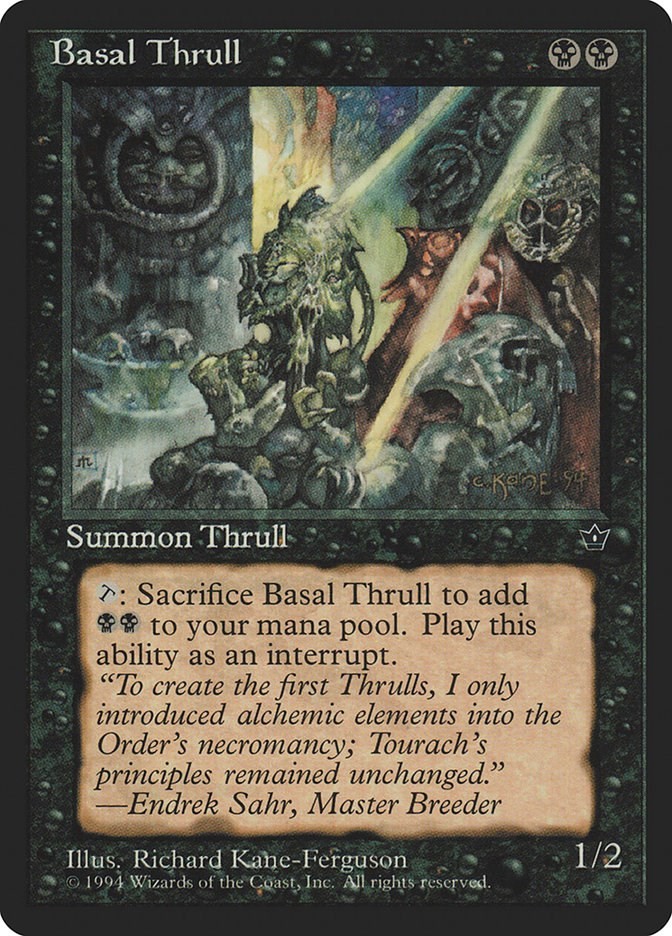 Basal Thrull (Kane-Ferguson) Fallen Empires N/A MTG MP