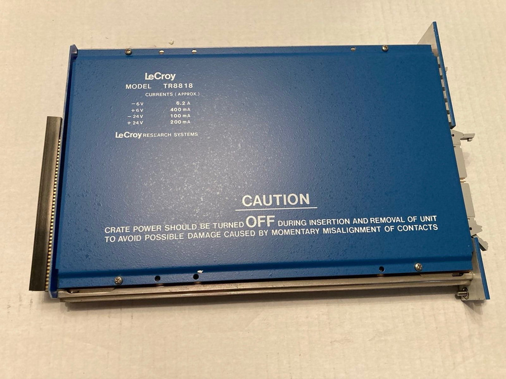 LeCroy TR8818 Transient Recorder CAMAC Module