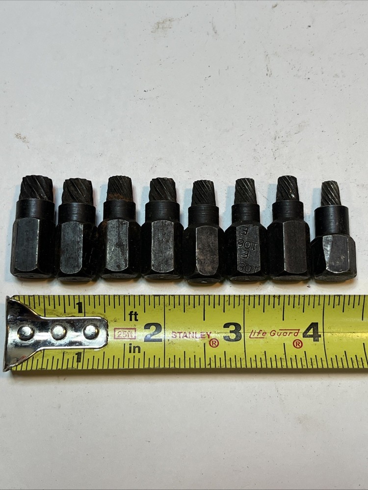 8 Bolt Extractors Used