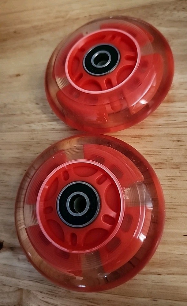2-Pack 80mm Replacement Scooter Wheels