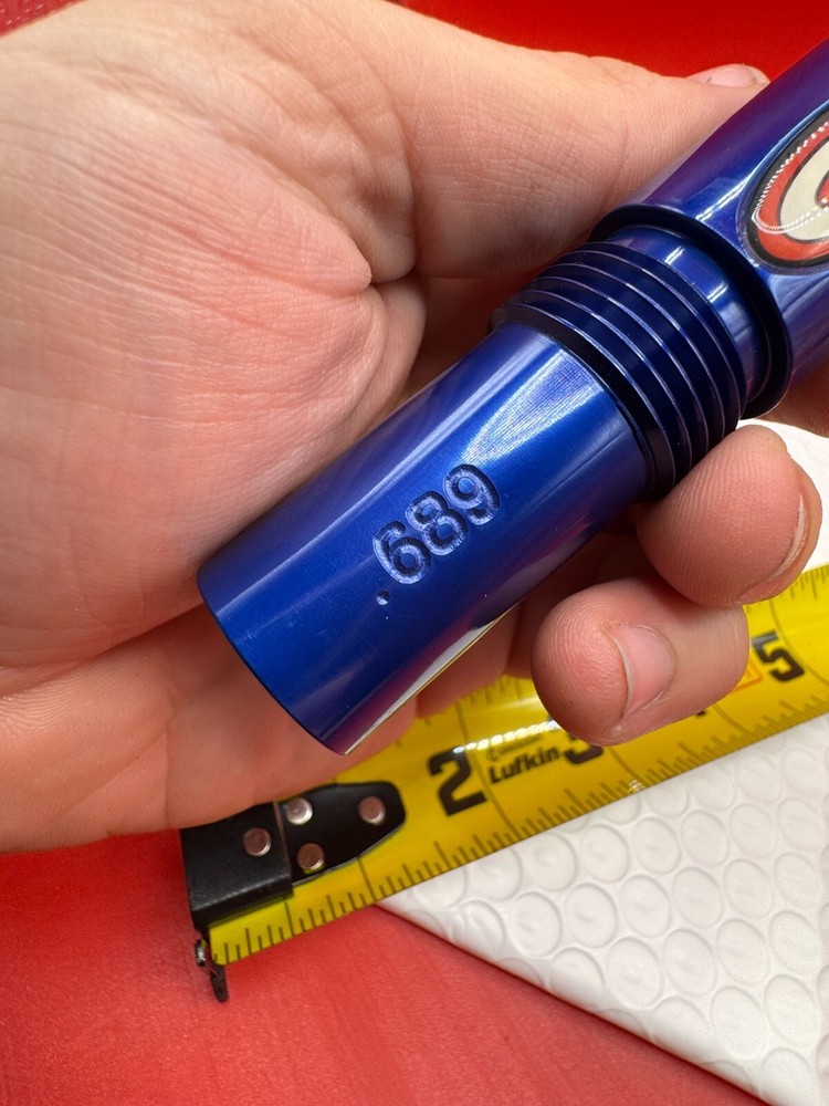 Custom Products Barrel Back 689 Bore Old Angel Thread - Blue