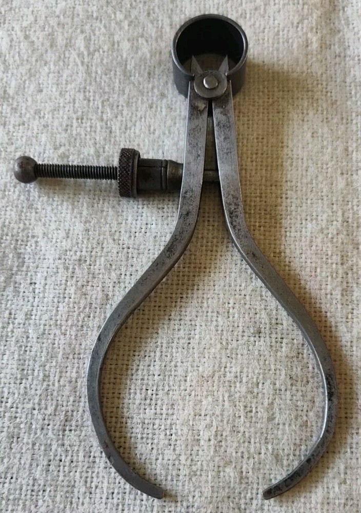 STARRETT 4-1/2" O.D. CALIPER WITH QUICK NUT