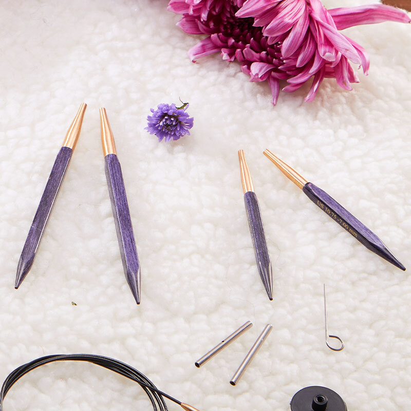 KnitPro J’adore 4" Special IC Cubics Interchangeable Circular Knitting Needles