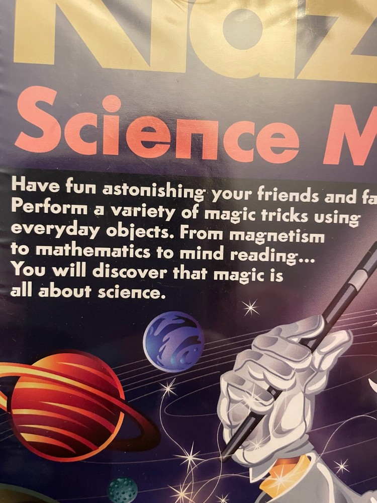 Science Magic 20 Tricks Principles Kids Labs Project Gravity/Mathematics 4M New