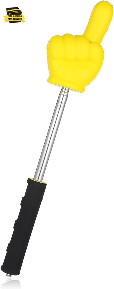 Big Pointer Finger Stick,Extendable Pointer Finger with Soft Grip Handle for Tea