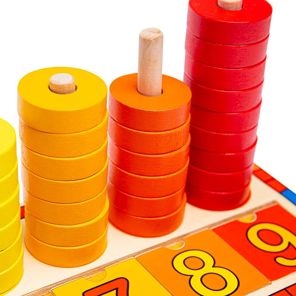 Wooden Learn to Count Stacking Toy