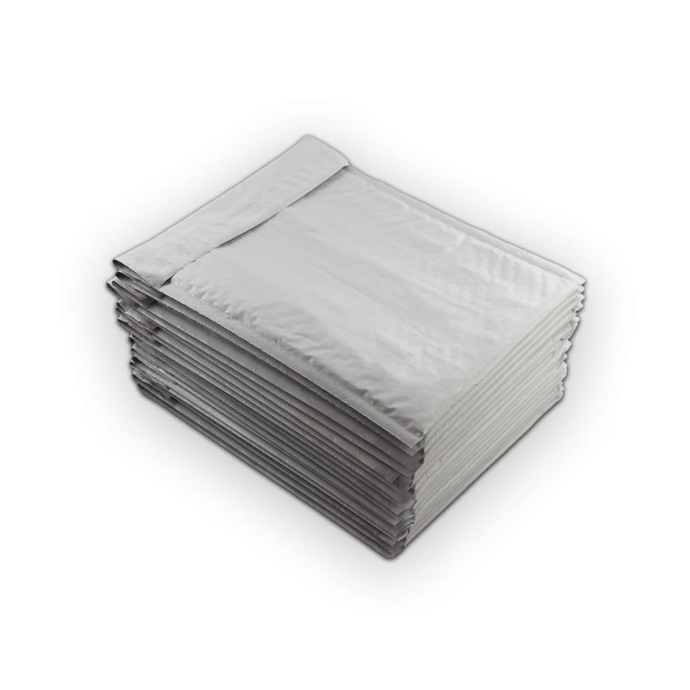 10 EcoSwift Size #5 10.5x16 Poly Bubble Mailers Padded Envelope Large, Gray