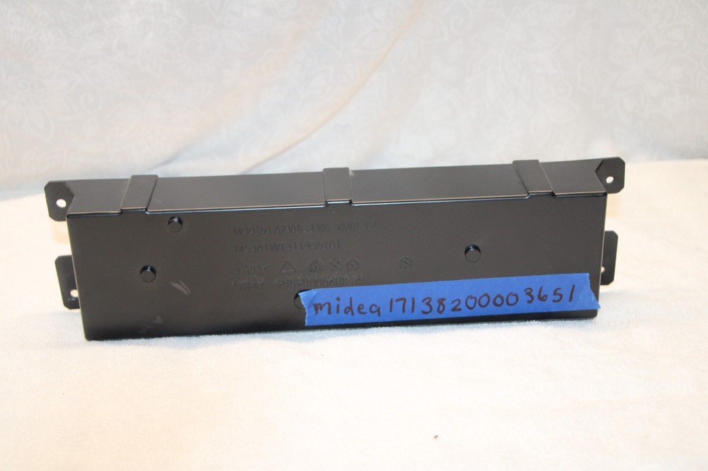 Midea 17138200003651 dryer control board, tested