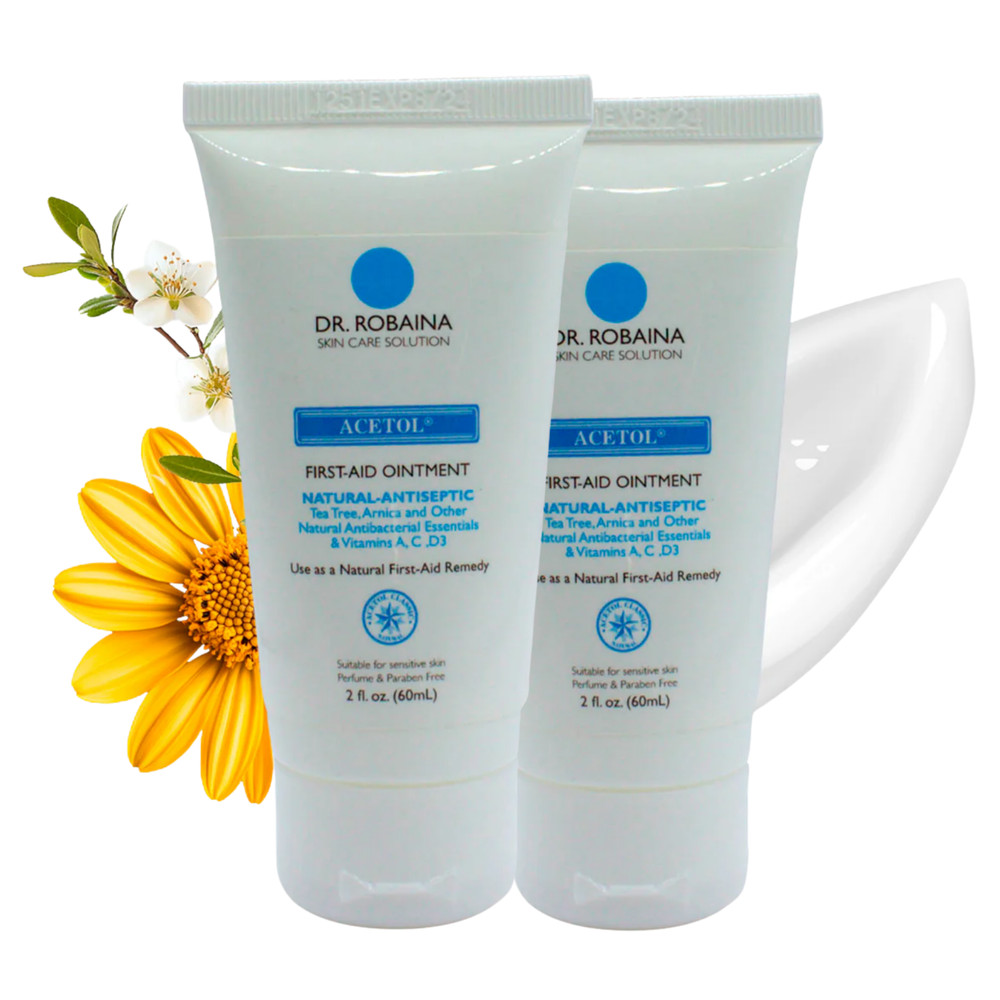 Dr. Robaina Acetol Ointment 2 oz – Natural-Antiseptic (2-Pack)