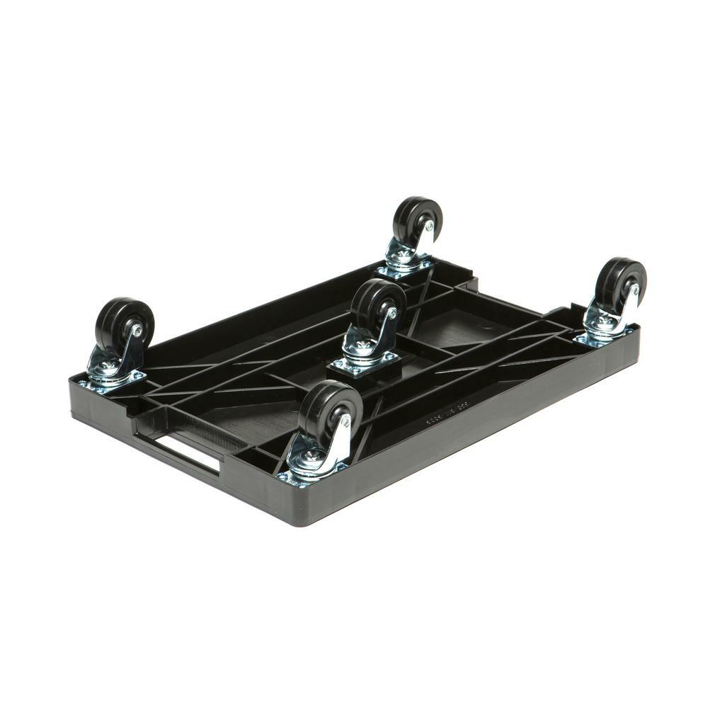 Garage Dolly Mover Heavy Duty Moving Wheels Casters Multi Purpose Black Devault