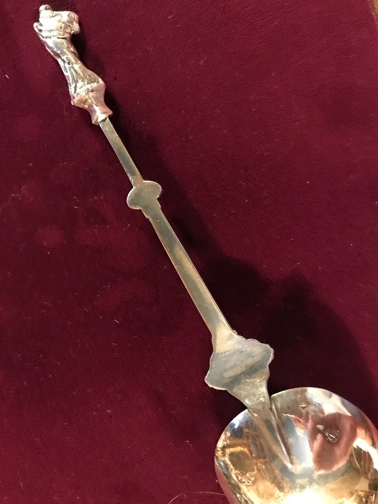 Antique Continental Gilt Silver Figural Spoon