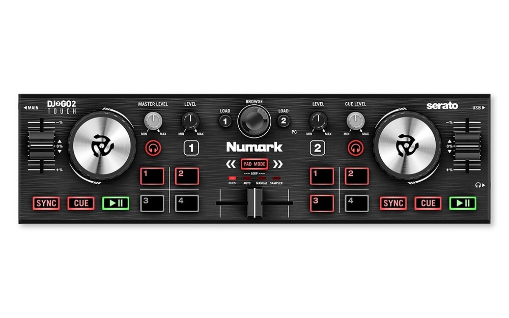 Numark DJ2GO2 Touch Pocket DJ Controller for Serato