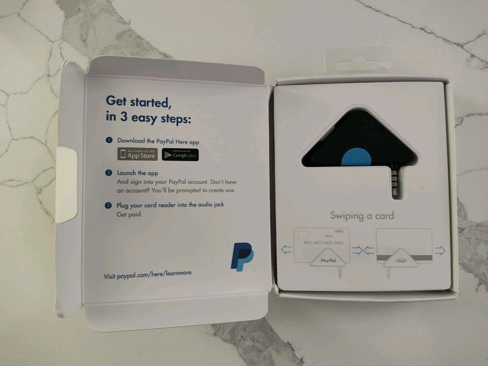 PayPal Here Mobile Credit Card Reader POS Terminal with Box