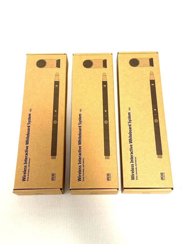 Lot of 3 IPEVO IW2 Wireless Interactive Whiteboard System