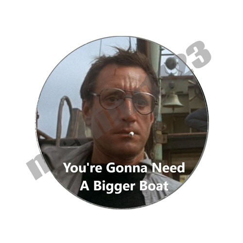 JAWS Need A Bigger Boat Golf Ball Marker w/ Switchblade Divot Tool