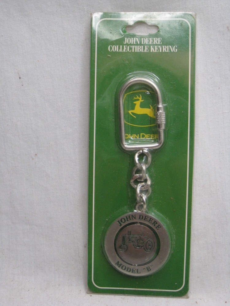 John Deere Collectible Keyring key chain model " B " nip