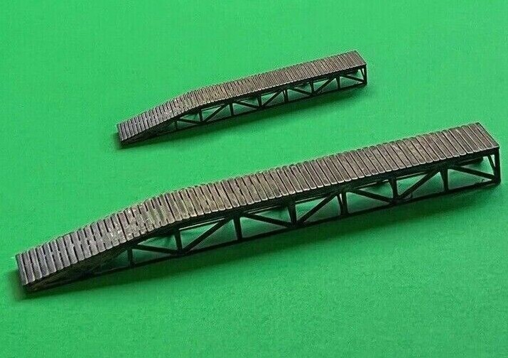 Loading Dock Kit (2 Pack) HO N or Z Scale Scenery White & Paintable!
