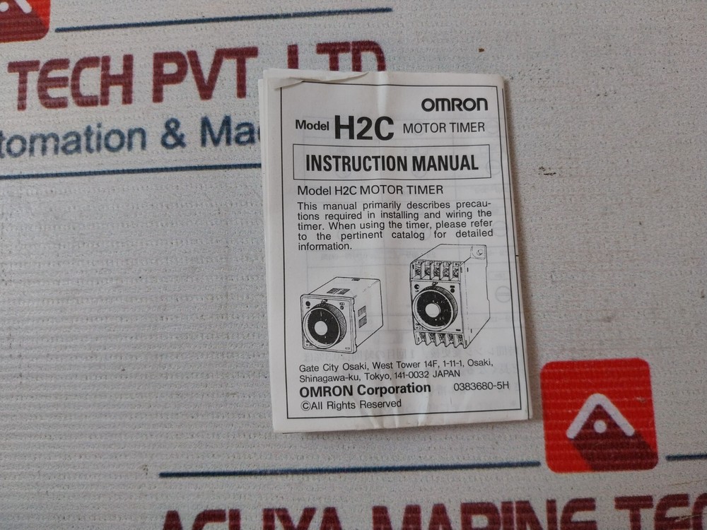 Omron H2C-8 Motor Driven Timer 12S-12HC