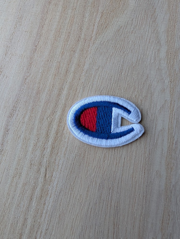Champion Logo Embroidered Patch, Iron-on