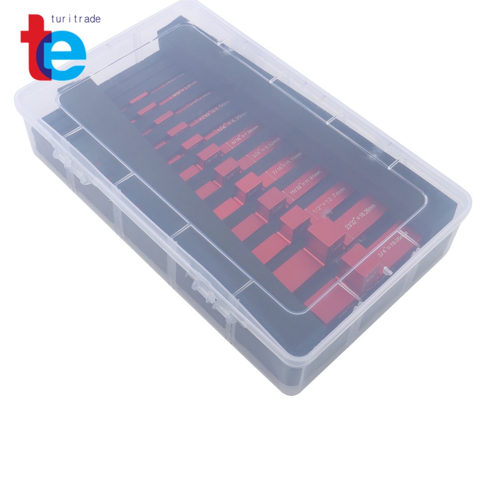 14 Pcs Aluminum Precision Router Table Setup Bars Setup Blocks Woodworking