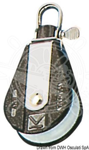 Viadana Single block with fixed or swivel head B
