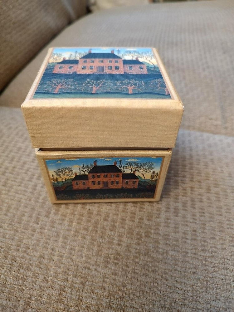 Bob’s Boxes Decorative Presentation Square Box Peaceable Homestead 3 1/4”
