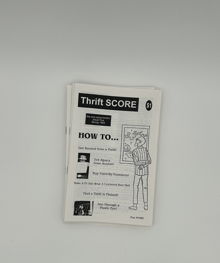 Thrift Score Zine 10 issues 3, 5-13. 1994-1998