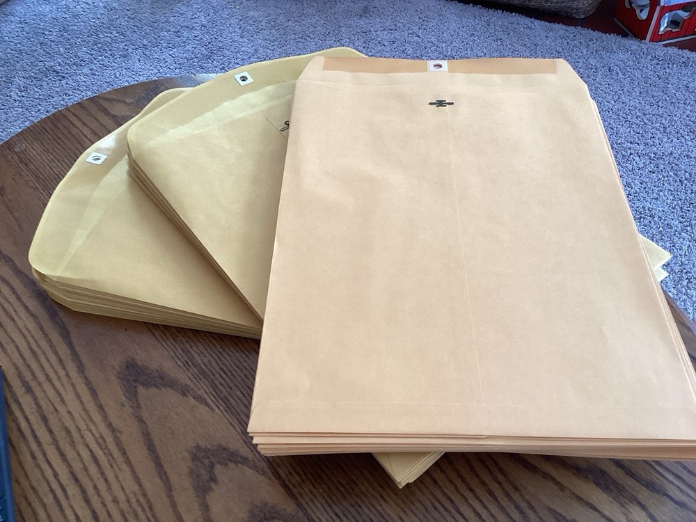 Quality Park Clasp Envelope 12 x 15 1/2 Brown 79 count