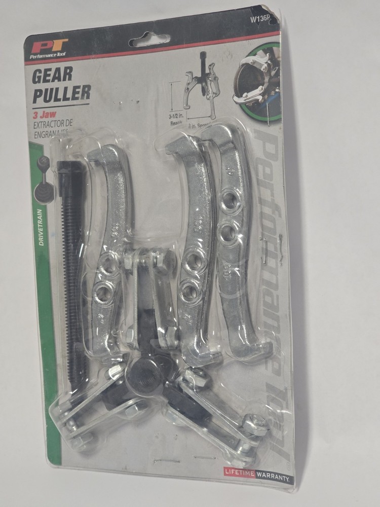 PERFORMANCE TOOL W136P GEAR PULLER-3 JAW