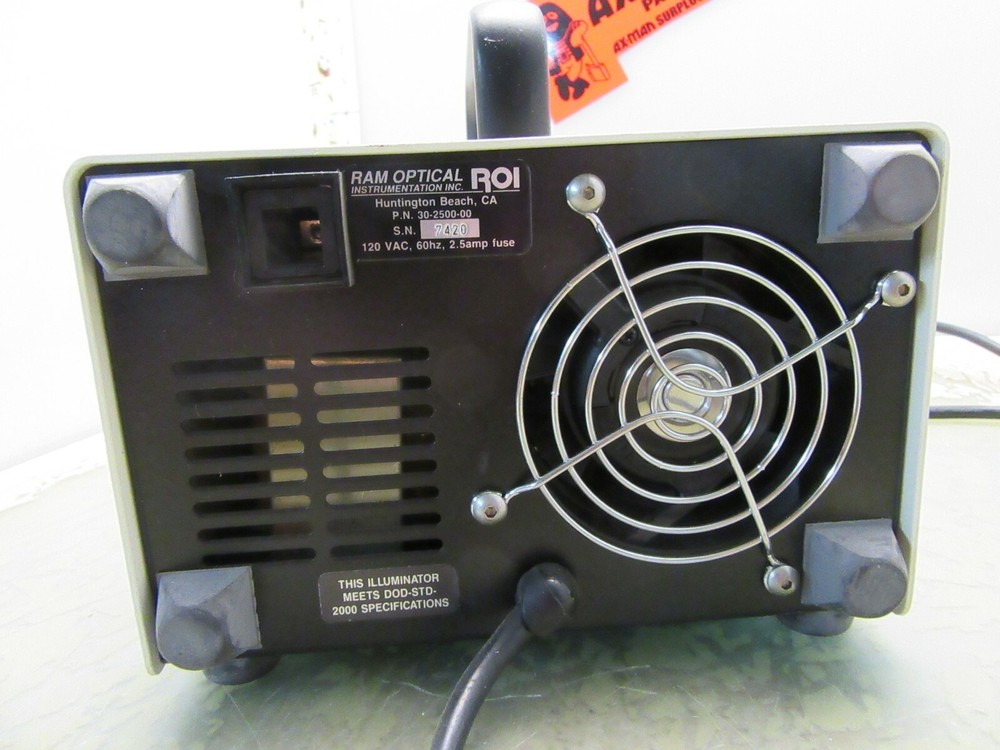 roi ram optical instrumentation 150 illuminator light source [4*O-2.5]