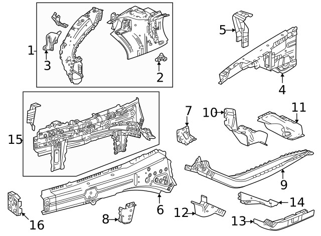Genuine GM Rail End 60007865