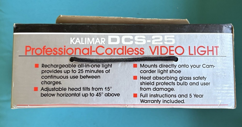 Kalimar Professional Cordless Video Light - Open Box