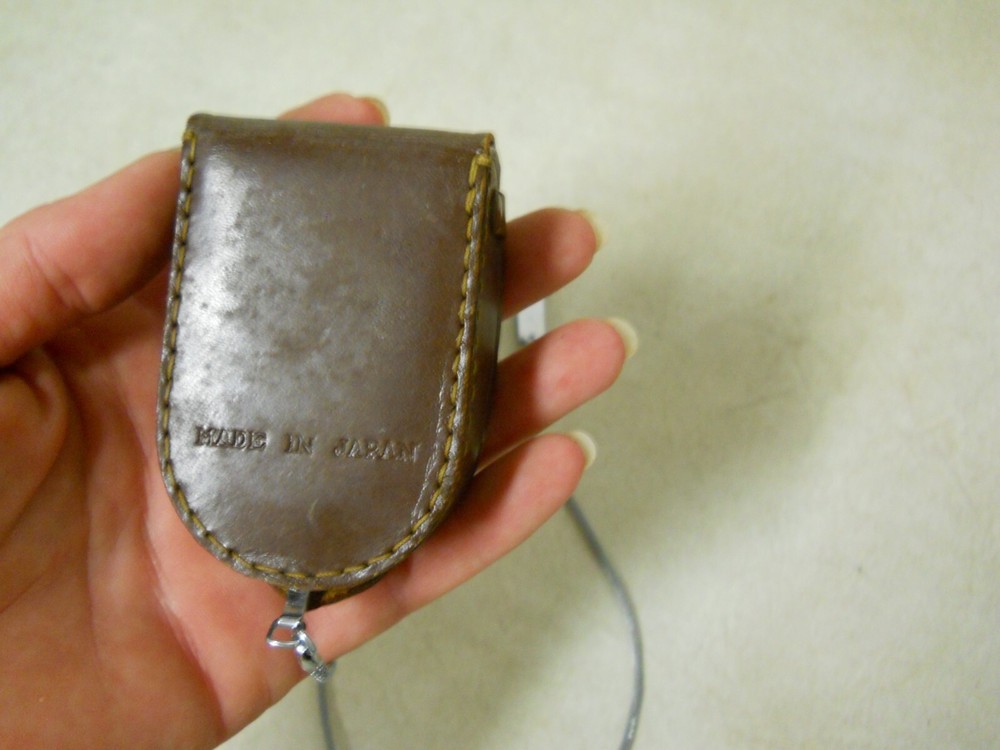 Alpex 661707 Exposure Meter In Leather Case with Chain