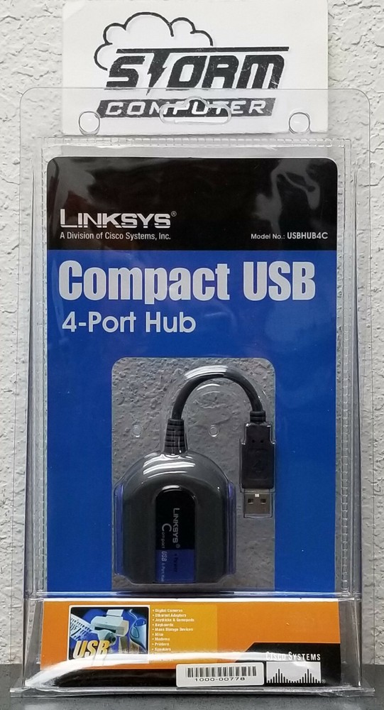 LINKSYS Compact USB 4-Port Hub USBHUB4C