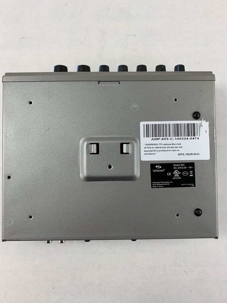 Lightspeed Power CAT 885 Classroom Audio System Untested No Power Cable