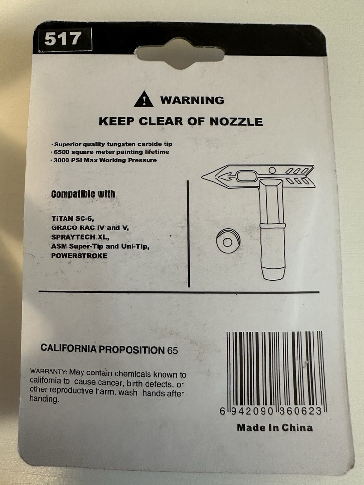 Aero pro Airless Paint Sprayer Switch Tips