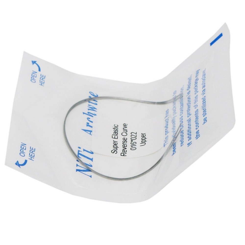 Dental Reverse Curve Arch Wire Niti Super Elastic Round/Rectangular True Form