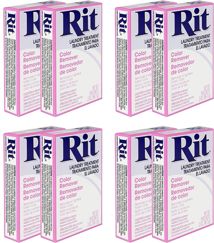 Rit Dye Laundry Treatment Color Remover 8 Pack