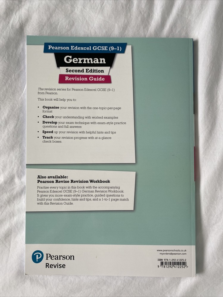 Pearson Edexcel GCSE (9-1) German Revision Guide Second Edition