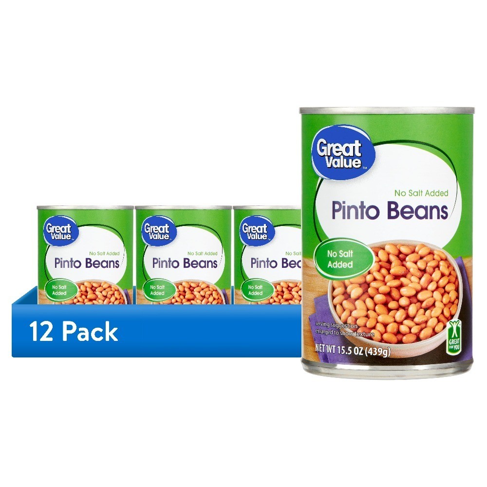 (12 pack) Pinto Beans, No Salt Added, 15.5 oz
