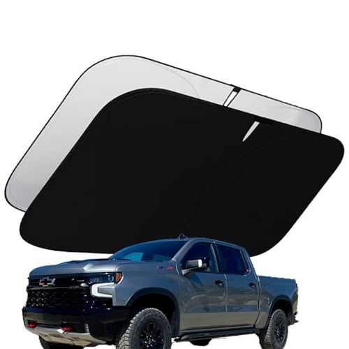 Precisely Designed for 2022-2025 Chevy Silverado Sunshade 99% UV Blocking