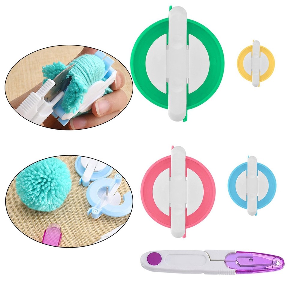 4 Sizes Maker Fluff Ball Tool Kit Wool